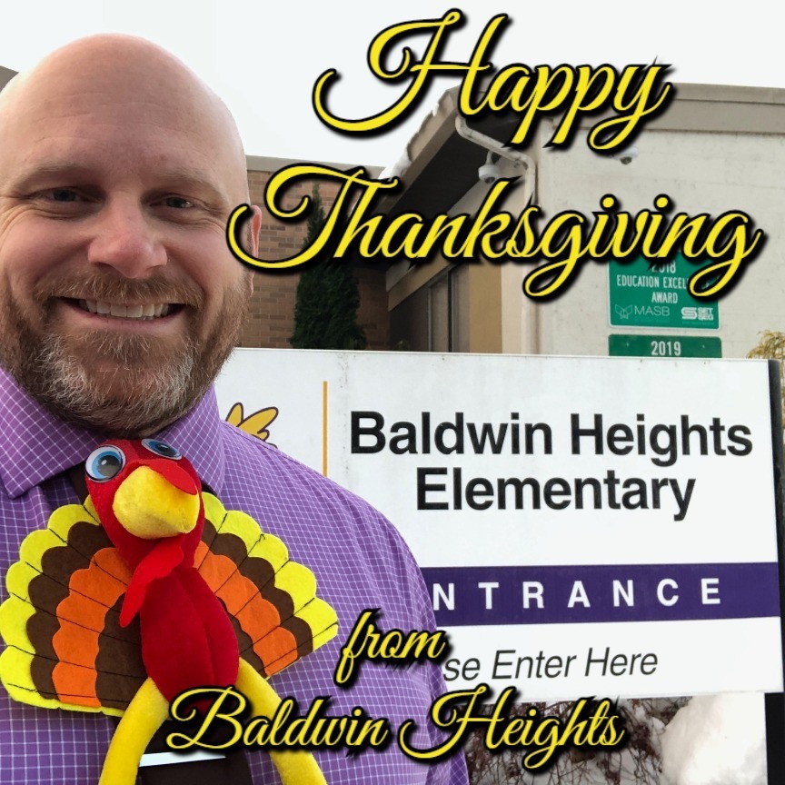 happy thanksgiving from baldwin heights