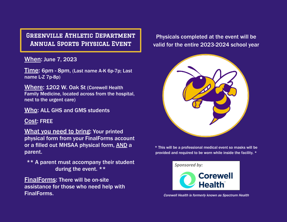 Annual Sports Physical Event