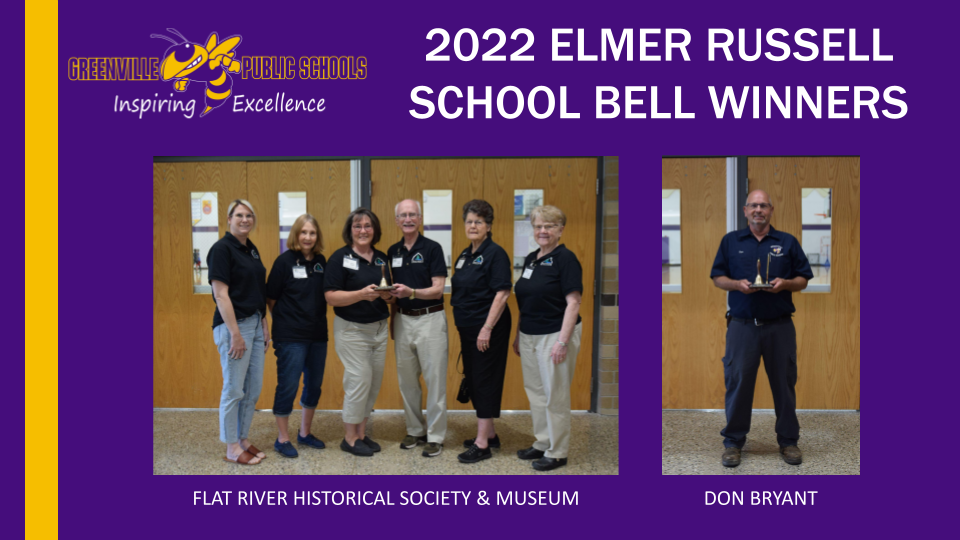 2022 Elmer Russell School Bell Winners - Flat River Historical Society & Museum and Don Bryant