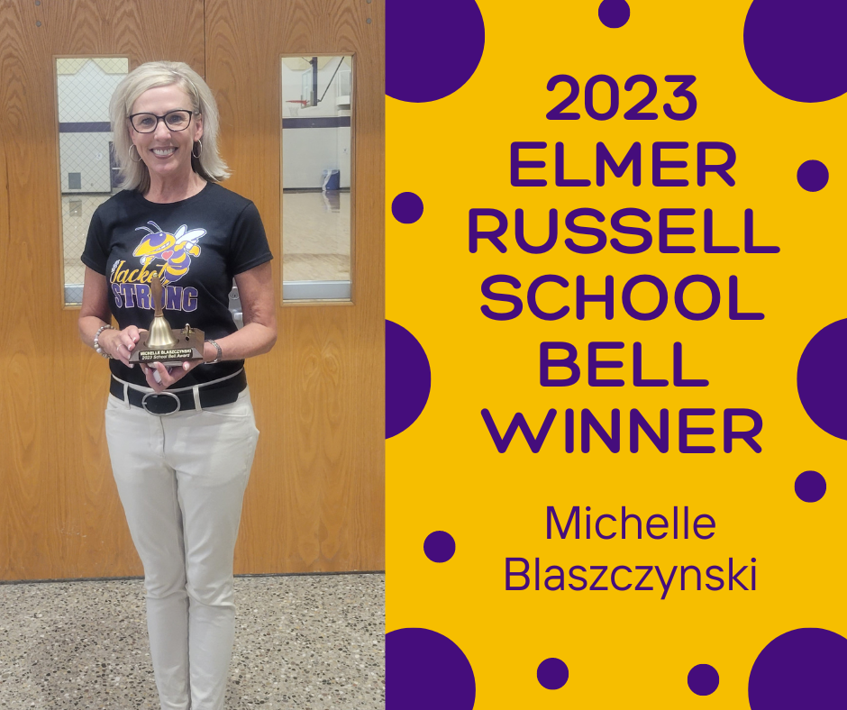 2023 Elmer Russell School Bell Winner - Michelle Blaszczynski